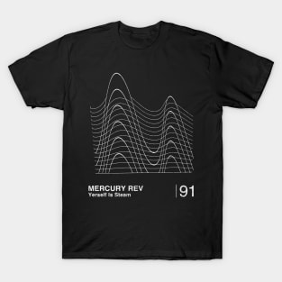 Mercury Rev  / Minimalist Graphic Fan Artwork Design T-Shirt